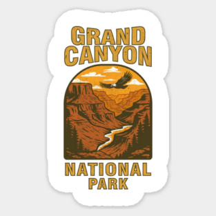 Visit Grand Canyon National Park - Vintage Retro Adventure Sticker