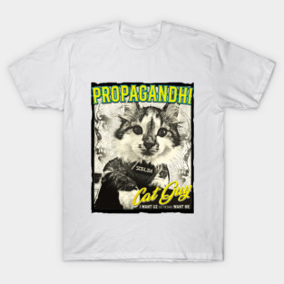 Propagandhi - Cat Guy (Zelda) T-Shirt