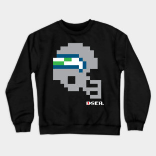Seahawks Tecmo Bowl Helmet - khasabila #149 Crewneck Sweatshirt