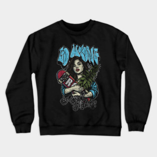 Dope Skate Girl Crewneck Sweatshirt