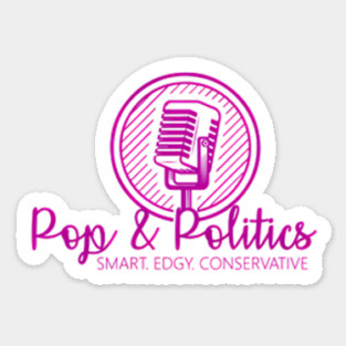 Smart. Edgy. Conservative. Sticker