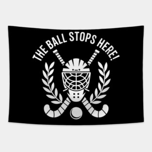 Field Hockey Goalie Motivation Tapestry