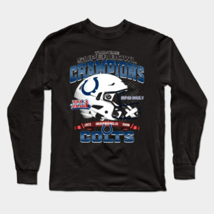 Indianapolis Two Time Super Bowl Champions Long Sleeve T-Shirt