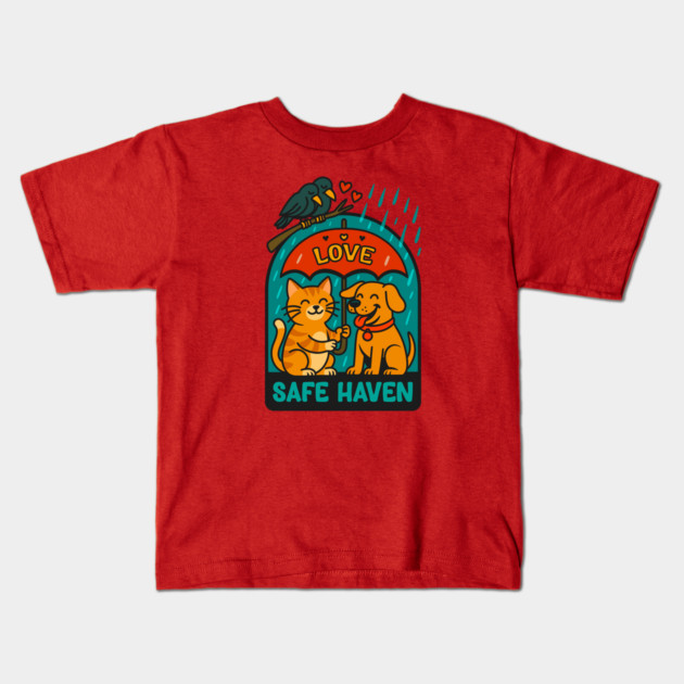 SAFE HAVEN Kids T-Shirt by Fabrik