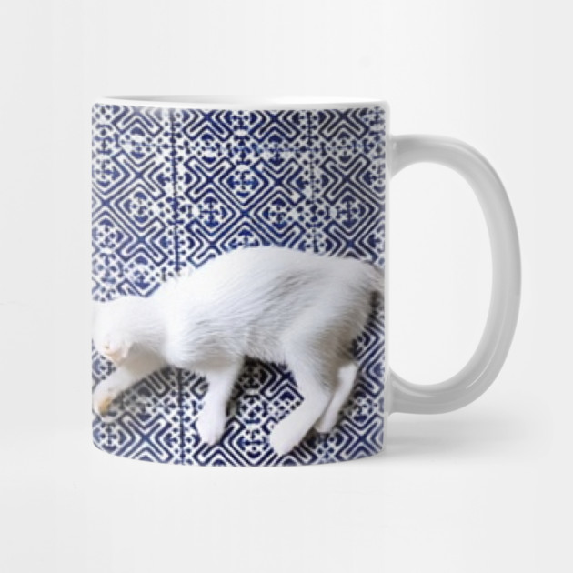 Hmong Harmony – Playful Cats in Tribal Pattern by Pimcolle