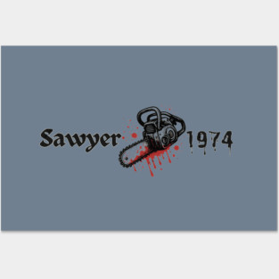 Chainsaw Vintage Horror Design – Sawyer 1974 Posters and Art