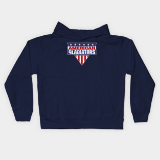 American Gladiators: 90s TV Show Power & Glory Kids Hoodie