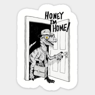 Honey raptor Sticker