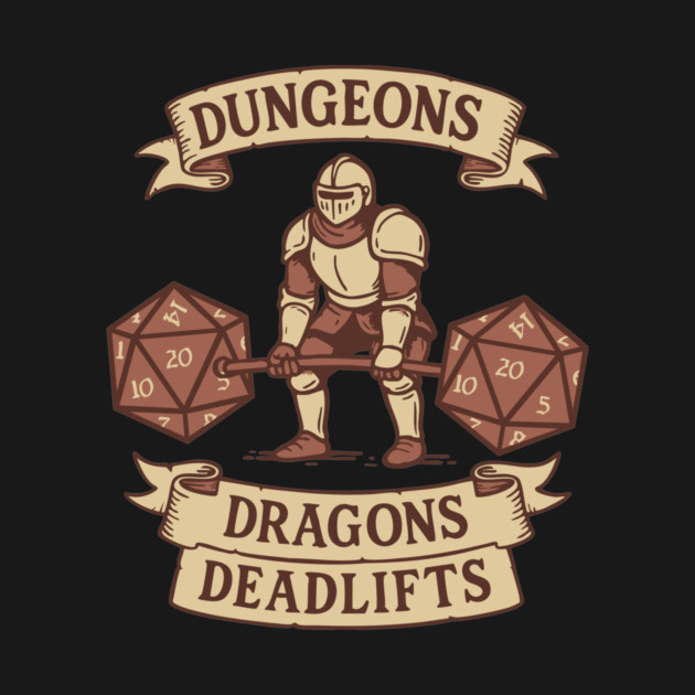 Dungeons, Dragons & Deadlifts – Fantasy Gym Warrior by stayfrostybro