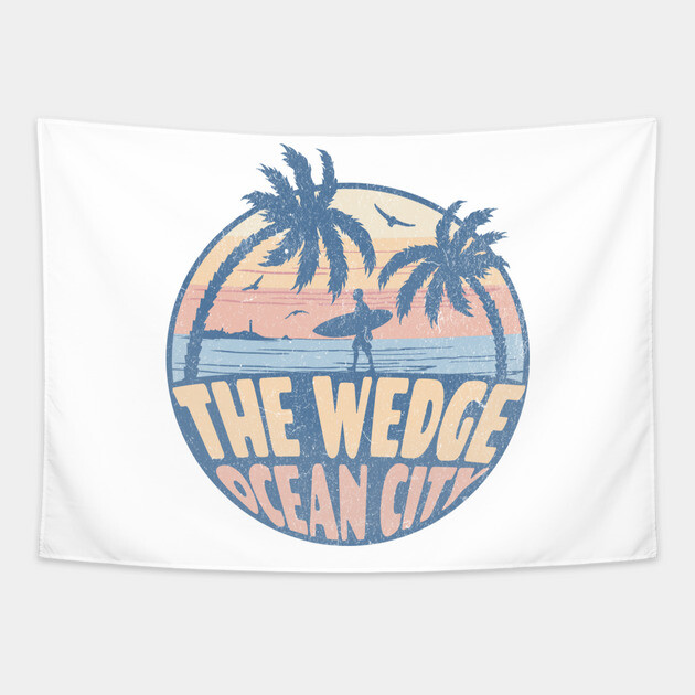 The Wedge Bar at the Inlet Ocean City Maryland Tapestry by Joaddo