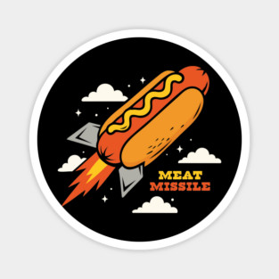 Meat Missile – Hot Dog Rocket Launch Magnet
