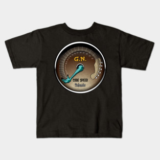 Tachometer Guitar Neck Kids T-Shirt