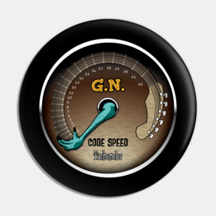 Tachometer Guitar Neck Pin