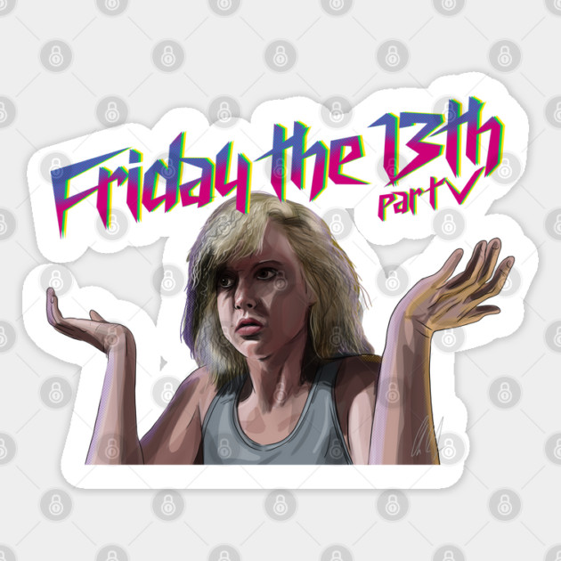 Friday the 13th Part 5: Breakin' Violet Sticker by 51Deesigns