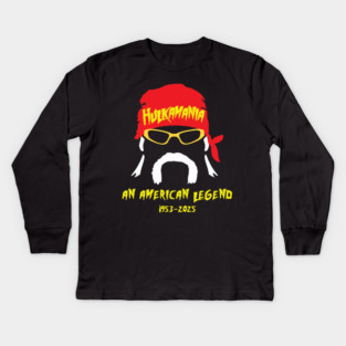 Hulk Hogan American Legend Kids Long Sleeve T-Shirt