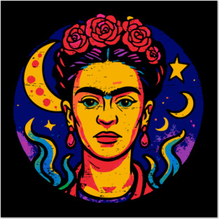 Frida - Color Grunge Posters and Art