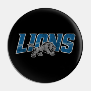 Vintage Detroit Football Pin