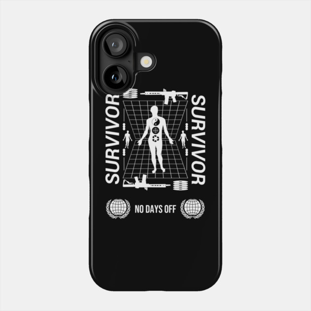 Survivor Phone Case by Graphic tees