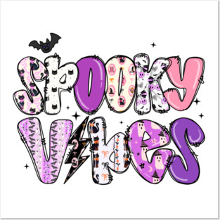 Preppy Spooky Season Posters and Art