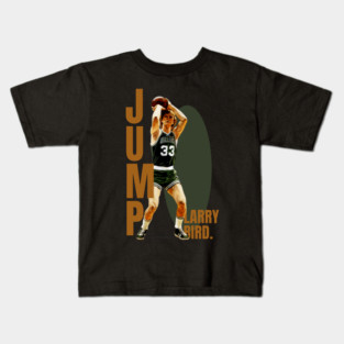 Larry Bird The Sharpshooter from Indiana Kids T-Shirt