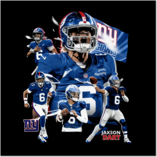 Jaxson Dart New York G Flag Posters and Art
