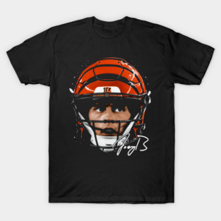 Joe Burrow Cincinnati Helmet T-Shirt