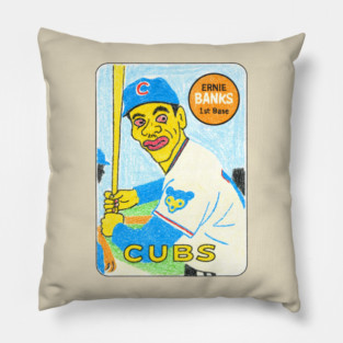 Ernie Banks Pillow