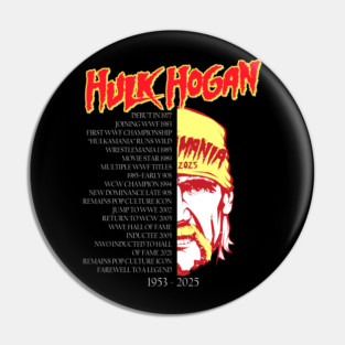 RIP Hulk Hogan Pin