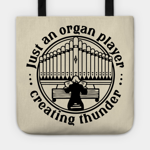 Organ Player. Creating Thunder Tote by filiposwear