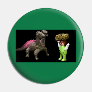 Appeasing the Beast - Weed Design Pin