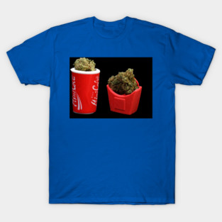 Soda and Fries - Weed Design T-Shirt