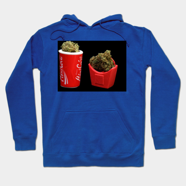 Soda and Fries - Weed Design Hoodie by MrGreenGenes420