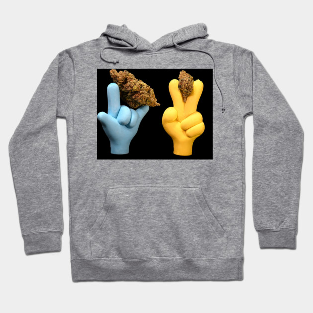 Hang Loose - Weed Design Hoodie by MrGreenGenes420