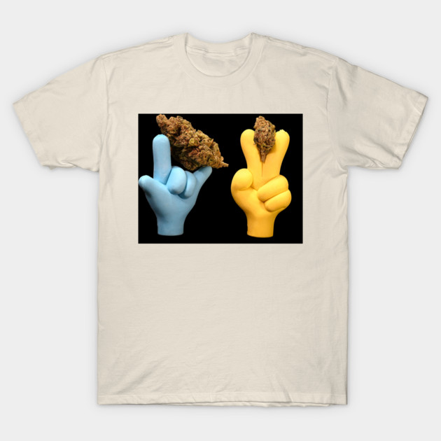 Hang Loose - Weed Design T-Shirt by MrGreenGenes420