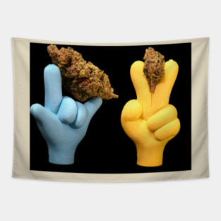 Hang Loose - Weed Design Tapestry