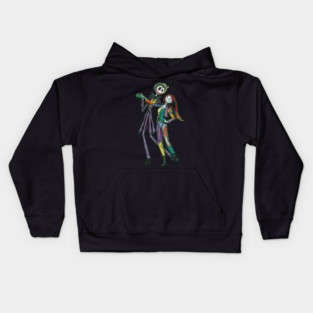 Joke Skellington and Sally Quinn - MashUp Kids Hoodie