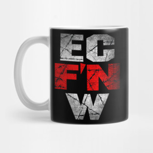 ECW Wrestling - EC F'N W Mug