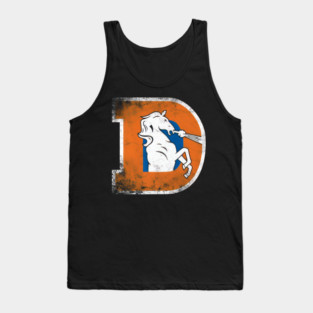 Retro Denver Football Tank Top