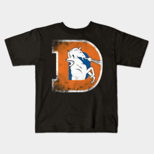 Retro Denver Football Kids T-Shirt