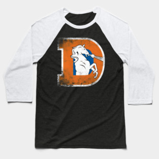 Retro Denver Football Baseball T-Shirt