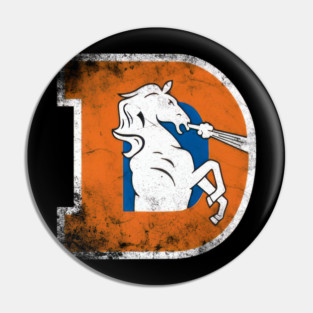 Retro Denver Football Pin