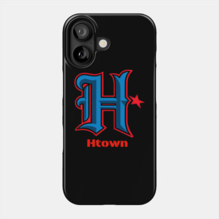 Houston Htown The H Hustle Town Houston Texas 713 Phone Case