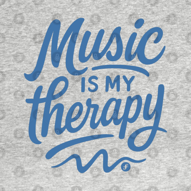 Music is my therapy blue edition by filiposwear