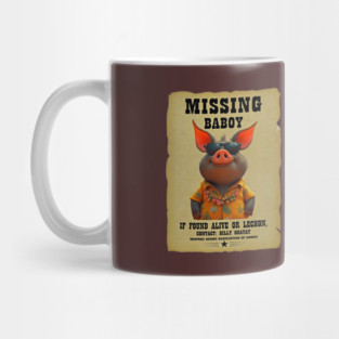 Missing Baboy Alive or Lechon Mug