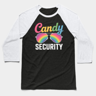 Candy Security Squad Sunglasses Birthday Lovers Cute Baseball T-Shirt