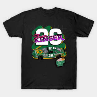 Steve Kinser Quaker State Retro Nascar Design T-Shirt