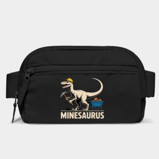 Mine Dinosaur Gold Coal Miner Dinosaurs Mining T-Rex Bag