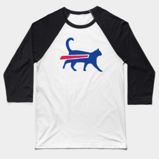 Cat-Bills is Buffalo Bills Funny Meme Baseball T-Shirt