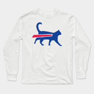 Cat-Bills is Buffalo Bills Funny Meme Long Sleeve T-Shirt