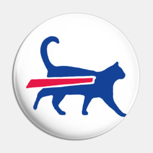 Cat-Bills is Buffalo Bills Funny Meme Pin